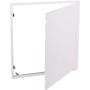 Trampilla de inspección enrasada de 600x600 mm de acero galvanizado, acabado blanco con sistema sencillo de apertura/cierre a