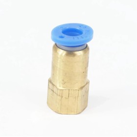ZDVHOMCB 5pc 1/8" Female to Fit Tube O/D 6mm Pneumatic Push In Connector Union Quick Release Air Fitting Plumbing