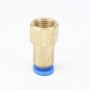 ZDVHOMCB 5pc 1/8" Female to Fit Tube O/D 6mm Pneumatic Push In Connector Union Quick Release Air Fitting Plumbing
