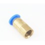 ZDVHOMCB 5pc 1/8" Female to Fit Tube O/D 6mm Pneumatic Push In Connector Union Quick Release Air Fitting Plumbing
