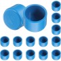 sourcing map 10 piezas de tapas de extremo de tubo de PVC, 40 mm de diámetro interior para muebles, adaptador de enchufe de tubo