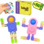 Bolonki 25 Robots Spinner Pop it - Regalos Cumpleaños Niños Colegio, Detalles Cumpleaños Niños 4 5 6 7 8 9 10 años, Regalitos