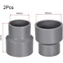 TOP-VIGOR 2 acoplamientos reductores DWV de PVC, conector adaptador de tubería de 50 mm x 75 mm, reductor de conducto para