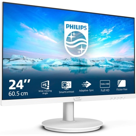 Philips 24E1N1100A - Monitor Full HD de 24 Pulgadas, Integrado Altavoz, Tiempo de Respuesta de 1 ms (1920x1080, 100 Hz, VGA,