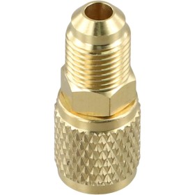 Adaptador de latón SAE macho de 5/16 x F1/4 para uso eficiente de refrigeración para R32/R410A