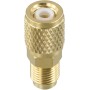 Adaptador de latón SAE macho de 5/16 x F1/4 para uso eficiente de refrigeración para R32/R410A