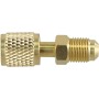 Adaptador de latón SAE macho de 5/16 x F1/4 para uso eficiente de refrigeración para R32/R410A