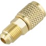 Adaptador de latón SAE macho de 5/16 x F1/4 para uso eficiente de refrigeración para R32/R410A