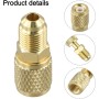 Adaptador de latón SAE macho de 5/16 x F1/4 para uso eficiente de refrigeración para R32/R410A