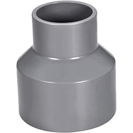 Acoplamiento reductor DWV de PVC, conector adaptador de tubería de 40 x 63 mm, reductor de conducto para suministros de agua