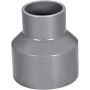 Acoplamiento reductor DWV de PVC, conector adaptador de tubería de 40 x 63 mm, reductor de conducto para suministros de agua