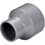 Acoplamiento reductor DWV de PVC, conector adaptador de tubería de 40 x 63 mm, reductor de conducto para suministros de agua