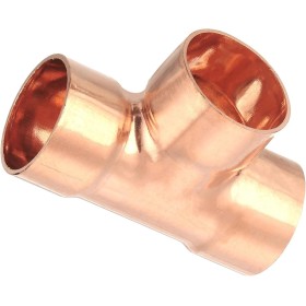 MACHSWON 1 accesorio en T de cobre de 3,5 cm, diámetro interior de 35 mm, 1,2 mm de grosor, conector de tubo en forma de T a