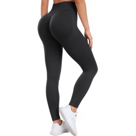 Occffy Women's Push Up Leggings Sports Fitness High Waist Yoga Pants Sports Gym Leggings Scrunch Butt Anti-cellulite