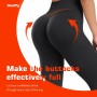 Occffy Women's Push Up Leggings Sports Fitness High Waist Yoga Pants Sports Gym Leggings Scrunch Butt Anti-cellulite