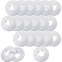 Roseta para Tubo de Calefacción, 10 Piezas Rosetón Individual para Tubo de Calefacción, 21,5 mm de Diámetro, Decoración para