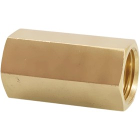 1 pieza M3 M4 M5 M6 M8 M10 M12 M14 M22 conector de tubo adaptador de acoplamiento de varilla hexagonal de latón hembra métrico