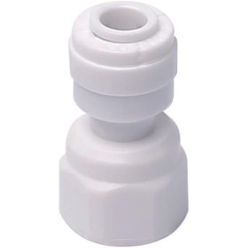 1 unidad de conector de agua rápido Ro recto, tubo de manguera de 1/4 ", conector de acoplamiento de hilo femenino macho de