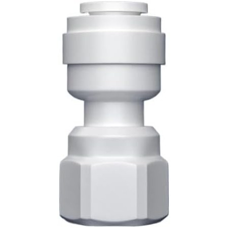 1 unidad de conector de agua rápido Ro recto, tubo de manguera de 1/4 ", conector de acoplamiento de hilo femenino macho de