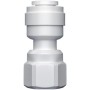 1 unidad de conector de agua rápido Ro recto, tubo de manguera de 1/4 ", conector de acoplamiento de hilo femenino macho de