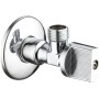 llave de paso 1/2"-3/8", contiene 2 unidades. Llave de escuadra, válvula de corte de agua, ideal para baños, cocinas, bares o