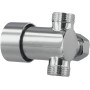 Yhenlovtt Válvula mezcladora de agua fría caliente, mezclador termostático G1/2, control de temperatura ajustable, para grifo