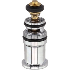 ZiStarlilife Interruptor de ducha válvula resorte pull-up agua válvulas de desvío cobre cromo chapado primavera-cargado ducha