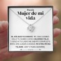 SOFIA FERRER Regalos para tu Novia Originales, Regalo Aniversario Pareja, Collar Cumpleaños Mujer, Colgante Plata Esposa,
