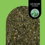 Hojas de frambuesa ecológica cortadas, té de hojas de frambuesa ecológica, hojas de frambuesa de cultivo ecológico controlado,