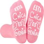 Rebundex Regalo Niña 10 11 12 13 14 15 Años Calcetines Niña 35-38 Calcetines Antideslizantes Niña Regalo Adolescentes Chicas