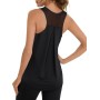 Terecey Women's Tank Top Mesh Back Fitness Tank Top for Workout Running