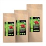 Hojas de frambuesa ecológica cortadas, té de hojas de frambuesa ecológica, hojas de frambuesa de cultivo ecológico controlado,