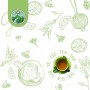 Hojas de frambuesa ecológica cortadas, té de hojas de frambuesa ecológica, hojas de frambuesa de cultivo ecológico controlado,