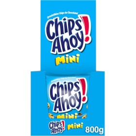Chips Ahoy! Mini Galletas Cookies Americanas con Pepitas de Chocolate - Pack 20 Bolsitas Individuales x 40g