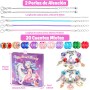 Tomylv Kit para Hacer Pulseras , Regalo Niñas 5 6 7 8 9 10 11 12 Años, Kit fabricación Joyas, Juego Abalorios, Juguete Navidad y