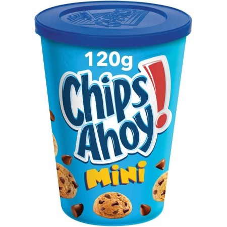 Chips Ahoy! Mini Galletas Cookies Americanas con Pepitas de Chocolate - Pack 20 Bolsitas Individuales x 40g