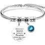 VGWON Regalo Mamá, Pulsera para Mamá con Caja de Regalo, Regalo para el Día de la Madre, Pulsera de Acero Inoxidable 316L con