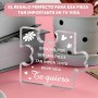 Regalos Originales para Mujer. Pieza Puzzle Acrílico con 2 Llaveros Originales | Regalo Mujer | Regalo para Hombre Cumpleaños,