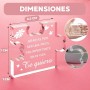 Regalos Originales para Mujer. Pieza Puzzle Acrílico con 2 Llaveros Originales | Regalo Mujer | Regalo para Hombre Cumpleaños,