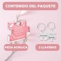 Regalos Originales para Mujer. Pieza Puzzle Acrílico con 2 Llaveros Originales | Regalo Mujer | Regalo para Hombre Cumpleaños,