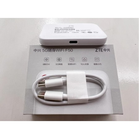 Mini enrutador WiFi ZTE 5G de bolsillo UFi F50 desbloqueado, banda Dua