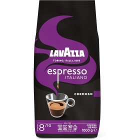 Lavazza, Espresso Cremoso, Lavazza, Café en Grano, Intensidad 8/10, 1 kg