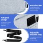 UUBOXS Funda de Transporte para PS5, Bolsa de Viaje Protectora Mejorada para PS5/PS5 Pro/PS5 Slim, Bolsa de Almacenamiento para