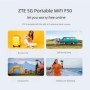 Mini enrutador WiFi ZTE 5G de bolsillo UFi F50 desbloqueado, banda Dua