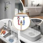 Válvula de mezcladora de ducha termostática de latón ajustable 1/2 válvula de mezcla de agua ideal para baño de baño de cocina
