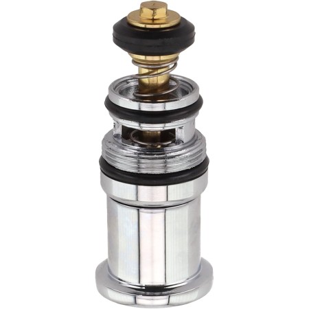 ZiStarlilife Interruptor de ducha válvula resorte pull-up agua válvulas de desvío cobre cromo chapado primavera-cargado ducha