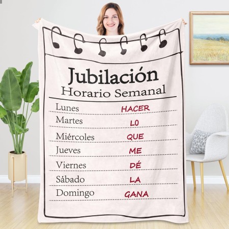 Rebundex Regalos Originales de Cumpleaños para Mujer Madre Amiga Novia Abuela Franela Mantas 1.3m X 1.5m
