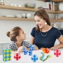GOLDGE 24pcs Cubo M¨¢gico de Serpiente, Magic Snake Cube, Rompecabezas de Pl¨¢Stico, Regalos Invitados Cumplea?os Ni?os