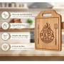 Giftasy Regalo Abuela, Regalo Dia de la Madre - Tabla de Cortar de Bambú Grabada, Regalo Abuela Cumpleaños, Navidad Original