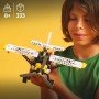 LEGO Technic Avioneta Maqueta de Avión de Juguete, Modelo de Aeroplano con Diseño de Cebra, Juego de Ingeniería, Regalo de